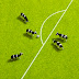 Vacas en el fútbol.