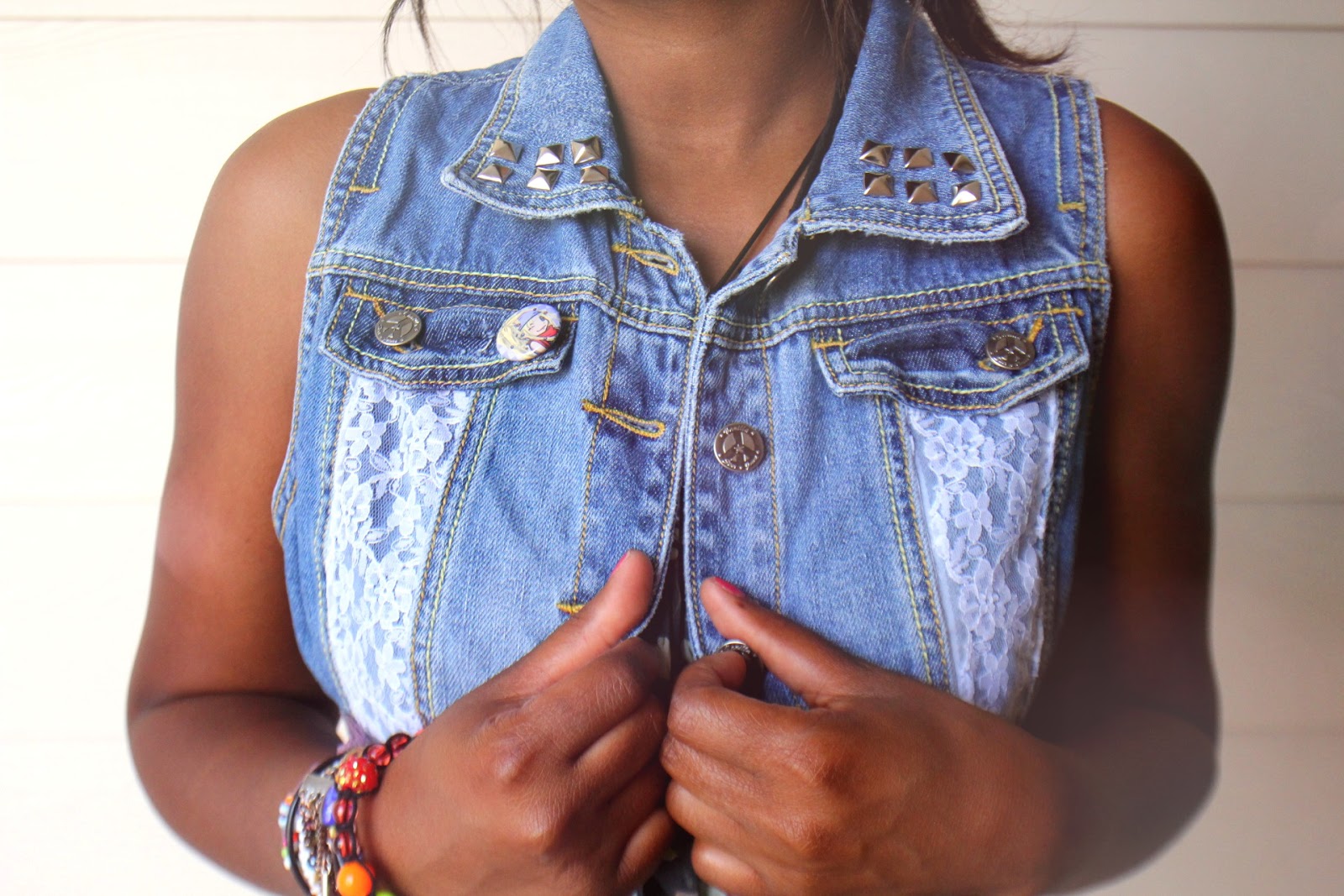 the dream crochet blog. Inspiration DIY Denim Vests.
