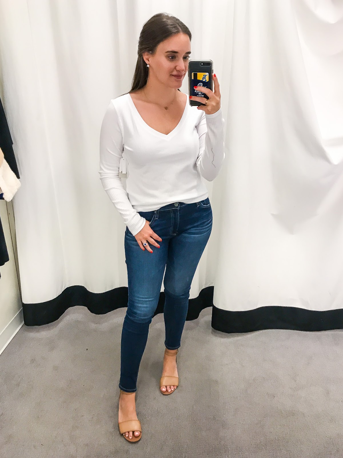 Nordstrom Anniversary Dressing Room Try On featured by popular New York fashion blogger, Covering the Bases
