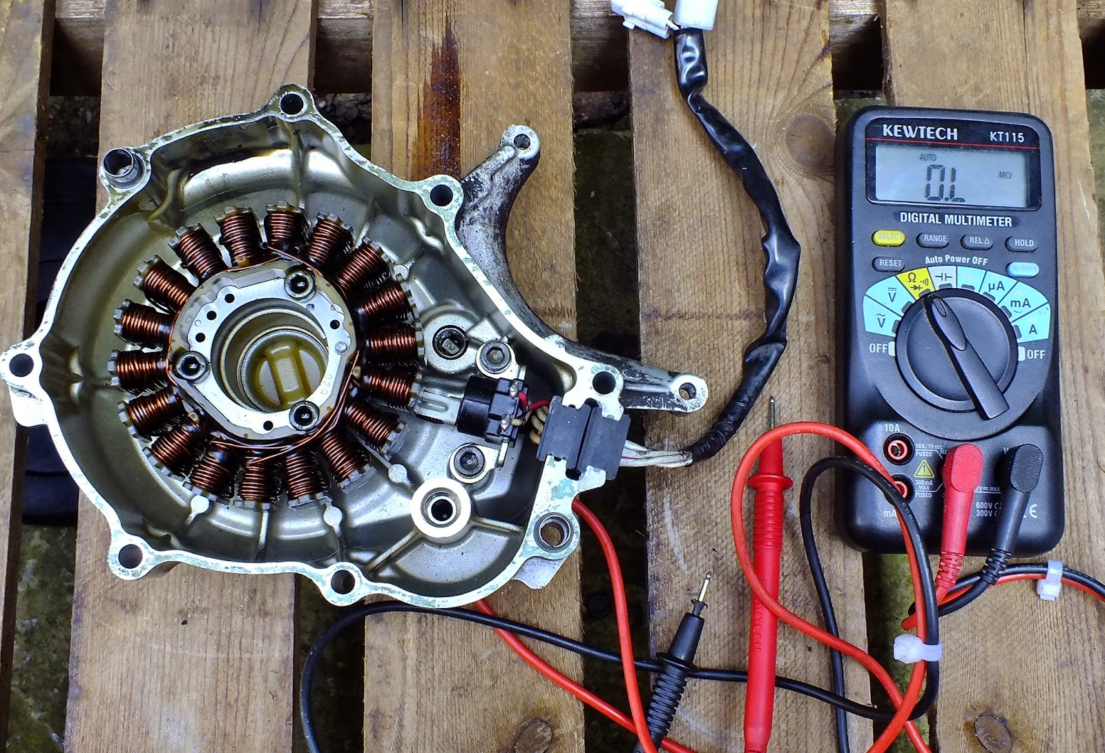 Yamaha YZFR125 Owners Blog Yamaha YZF R125 testing the generator