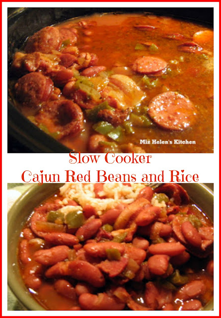 Slow Cooker Cajun Red Beans and Rice at Miz Helen's Country Cottage