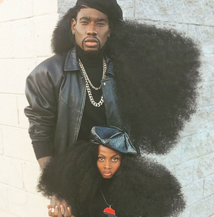 Father & Daughter Duo Takes Over The Internet With Their Natural Hairdos - ‘Won’t ever go without my daughters sunlight. Our seeds grow in the upward direction if we continuously water and nourish them’
