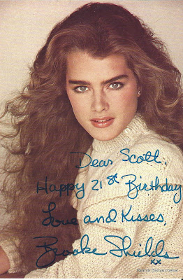 Scott’s Artsy 21st Birthday, 1985: Brooke Shields