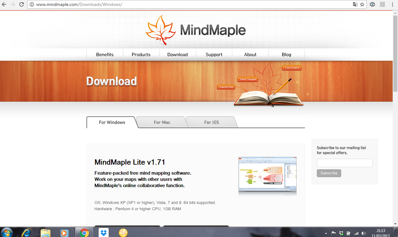 MINDMAPLE LITE SCARICARE