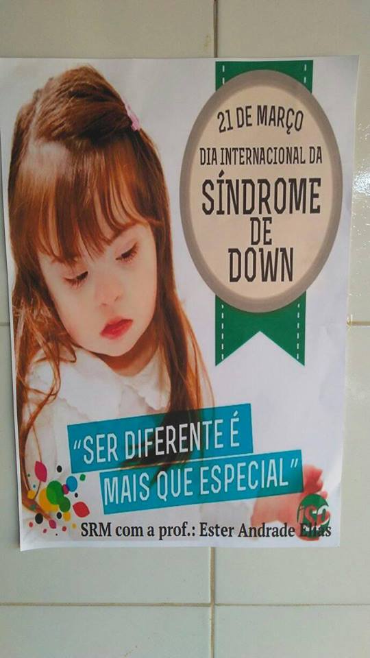21 de Março dia Internacional da Sindrome de Down