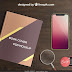 Smartphone and Book Cover Free Mockup with Badge
