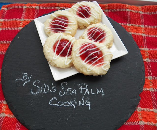 Cherry Pie Shortbread Cookies