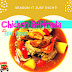 Chicken Afritada with Fried Banana