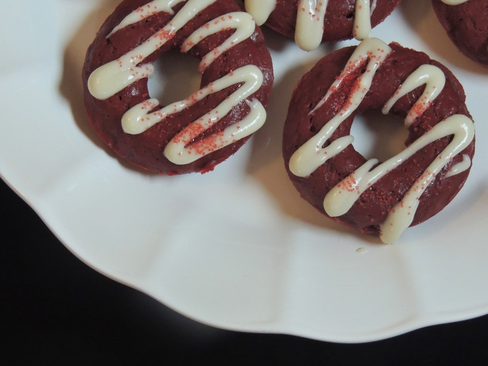 Gas Stove Girl Red Velvet Donuts with Cream Cheese Glaze