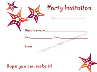 free printable birthday invitation cards