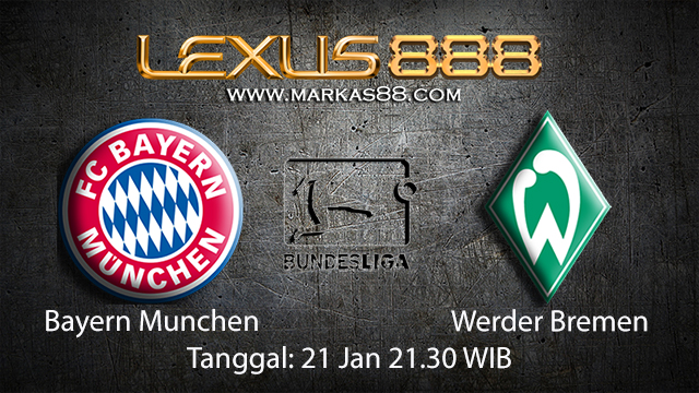 PREDIKSIBOLA - PREDIKSI TARUHAN BOLA BAYERN MUNCHEN VS WERDER BREMEN 21 JANUARI 2018 ( GERMAN BUNDESLIGA )