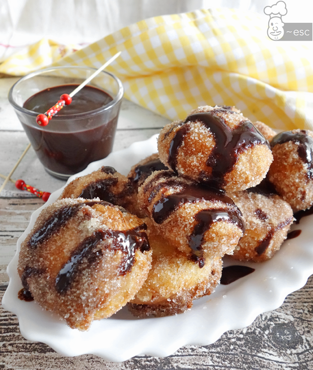 Buñuelos de queso con chocolate (la receta más fácil) 