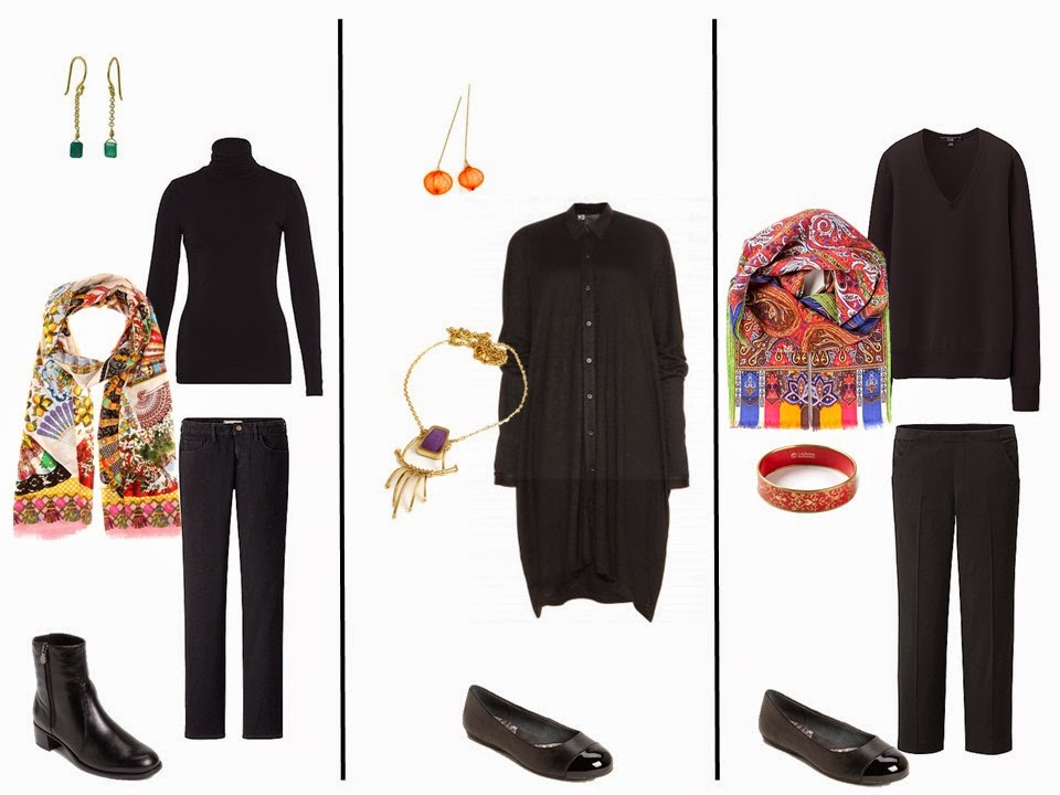 A Black Wardrobe with Bright Colors | The Vivienne Files