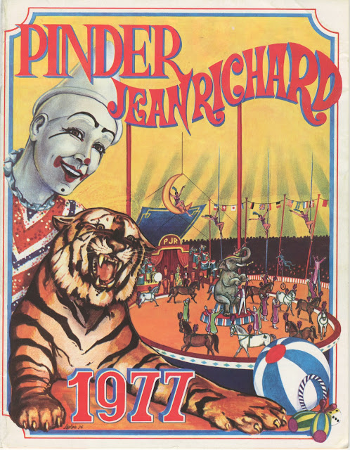 L'autre programme de la saison 1977 du cirque Pinder Jean Richard