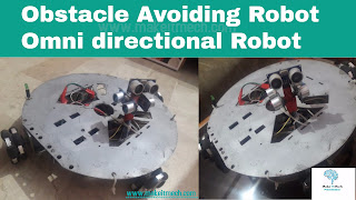 Ultrasonic obstacle avoiding sensor Robot project Ultrasonic SR04 sensor distance measuring and obstacle avoiding sensor robot project
