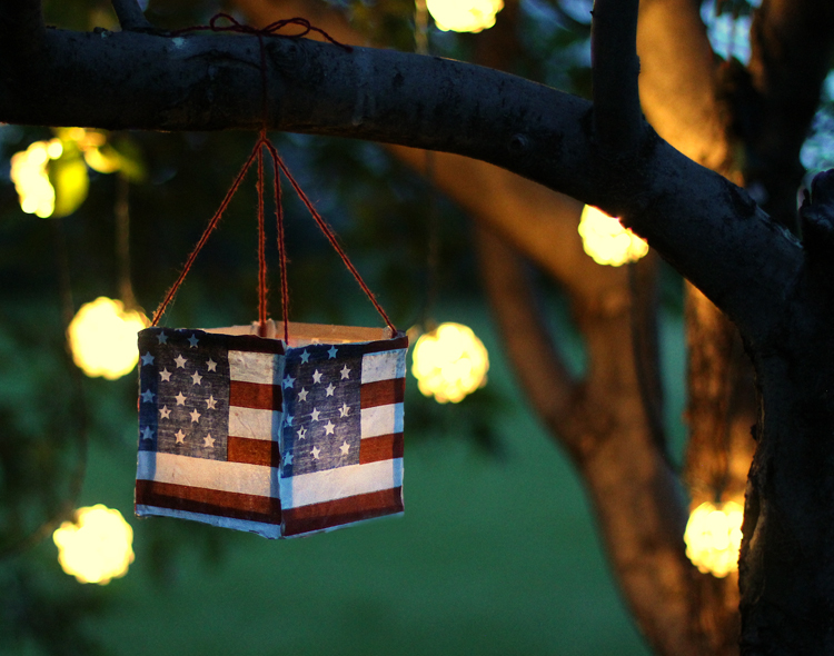 The Craft Patch: DIY Fourth of July Luminary Craft
