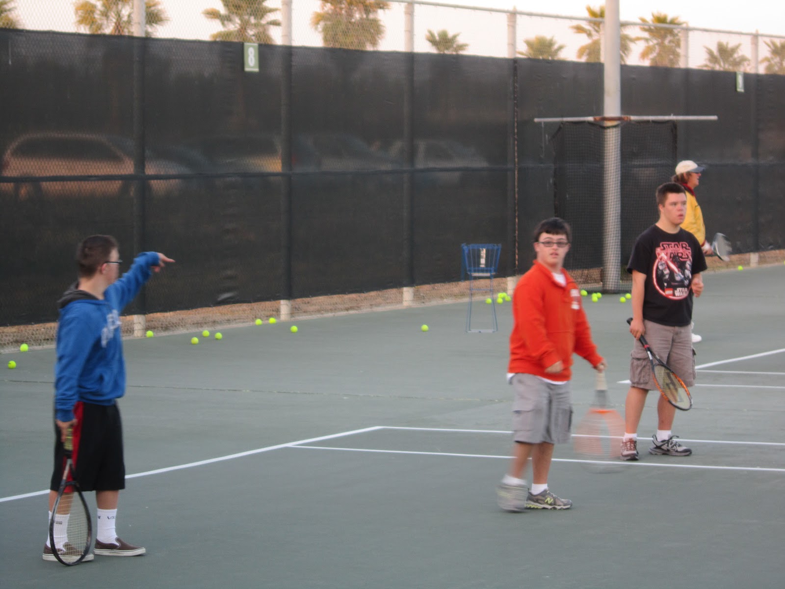 Sam in San Diego Tennis