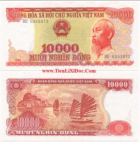 10.000 đồng 1990(Hiếm)