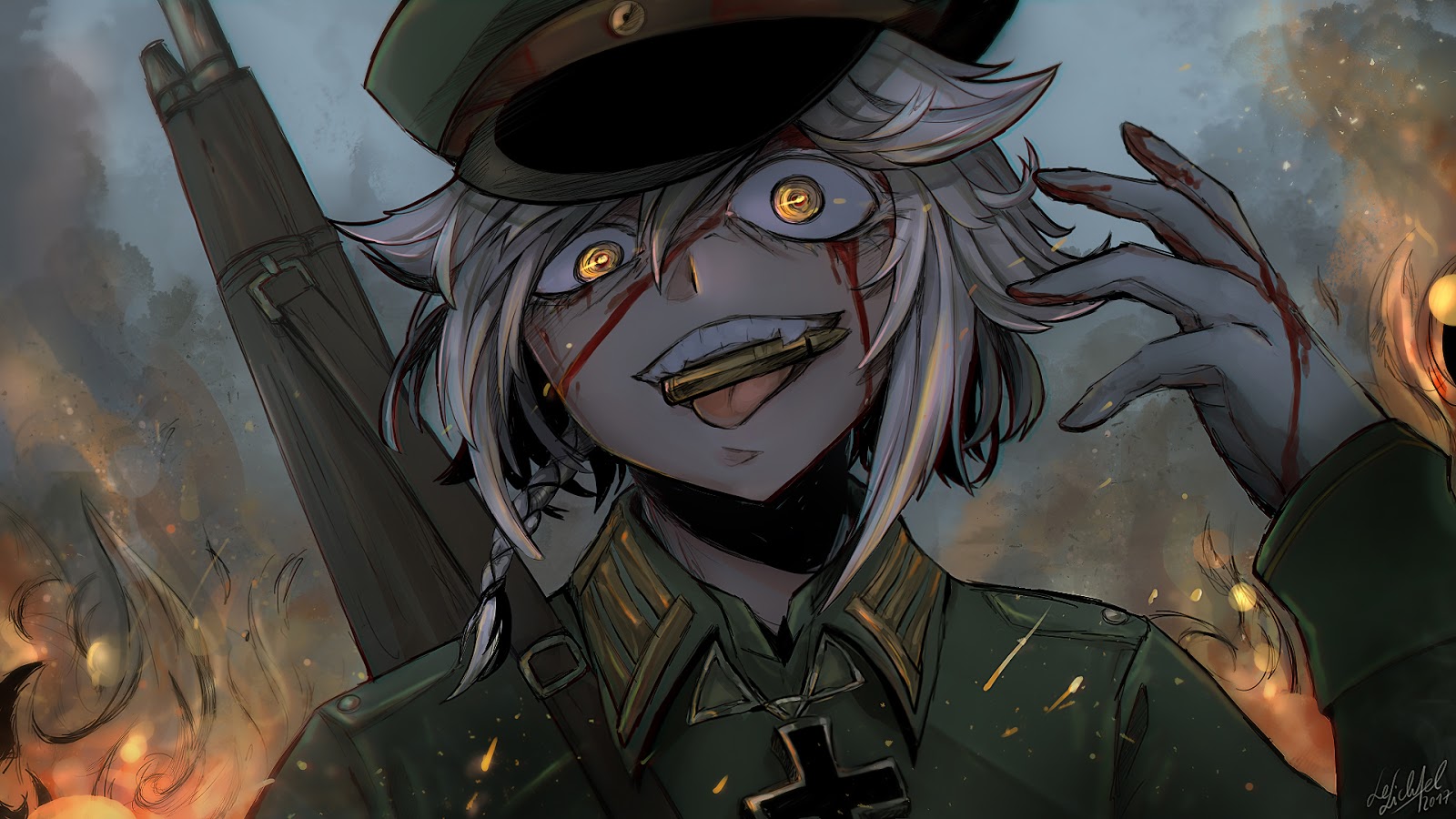 youjo_senki__tanya_degurechaff__with_speedpaint__by_tomatenpflanze-dbsb3js - Youjo Senki [12-12] [720p] [Sub.Español & Audio Latino] [Mega-1Fichier] - Anime Ligero [Descargas]