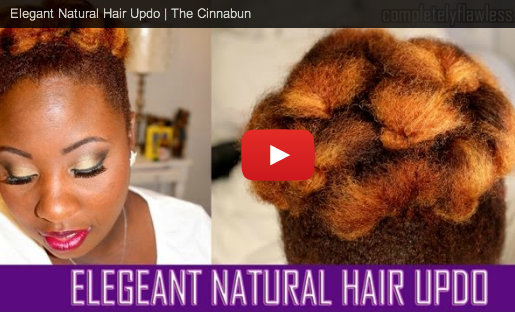 Protective Style Lookbook Elegant Cinnabun On Stretched Hair
