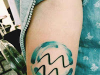 Aquarius Zodiac Sign Tattoo For Girls Aquarius Zodiac Sign Tattoo For Girls