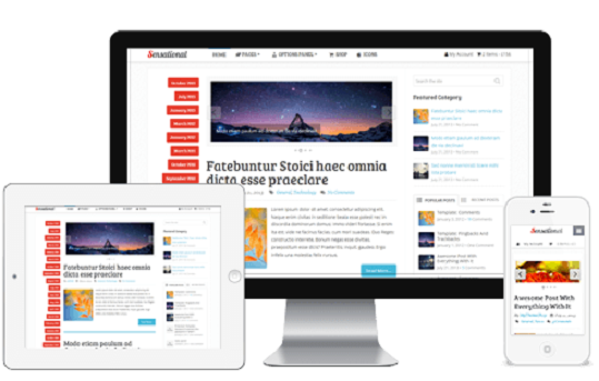 Sensational Blogger Template: Responsive Sensational Blogger Template: Responsive
