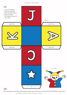[Free Printable Craft] Jack in the Box Craft / for kids / nursery rhyme