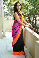 Isha Chawla Latest Hot Photo Shoot in Saree HeyAndhra