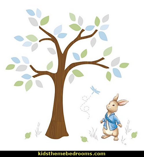 Peter Rabbit Wall Applique peter rabbit bedroom - decorating peter rabbit theme bedroom - peter rabbit theme room ideas - Beatrix Potter themed nursery - beatrix potter nursery decor - Beatrix Potter Nursery Murals - peter rabbit nursery decorating ideas - contemporary Beatrix Potter murals - Beatrix Potter wall decals Peter Rabbit bedding - peter rabbit wall murals - beatrix potter characters plush toys Peter Rabbit Wall Applique