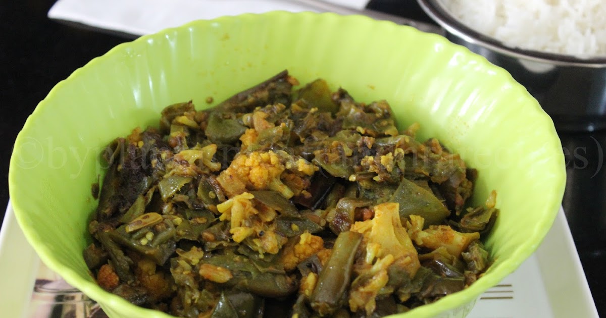 Vankaya, Chikkudukaya, Cauliflower Kura (curry)