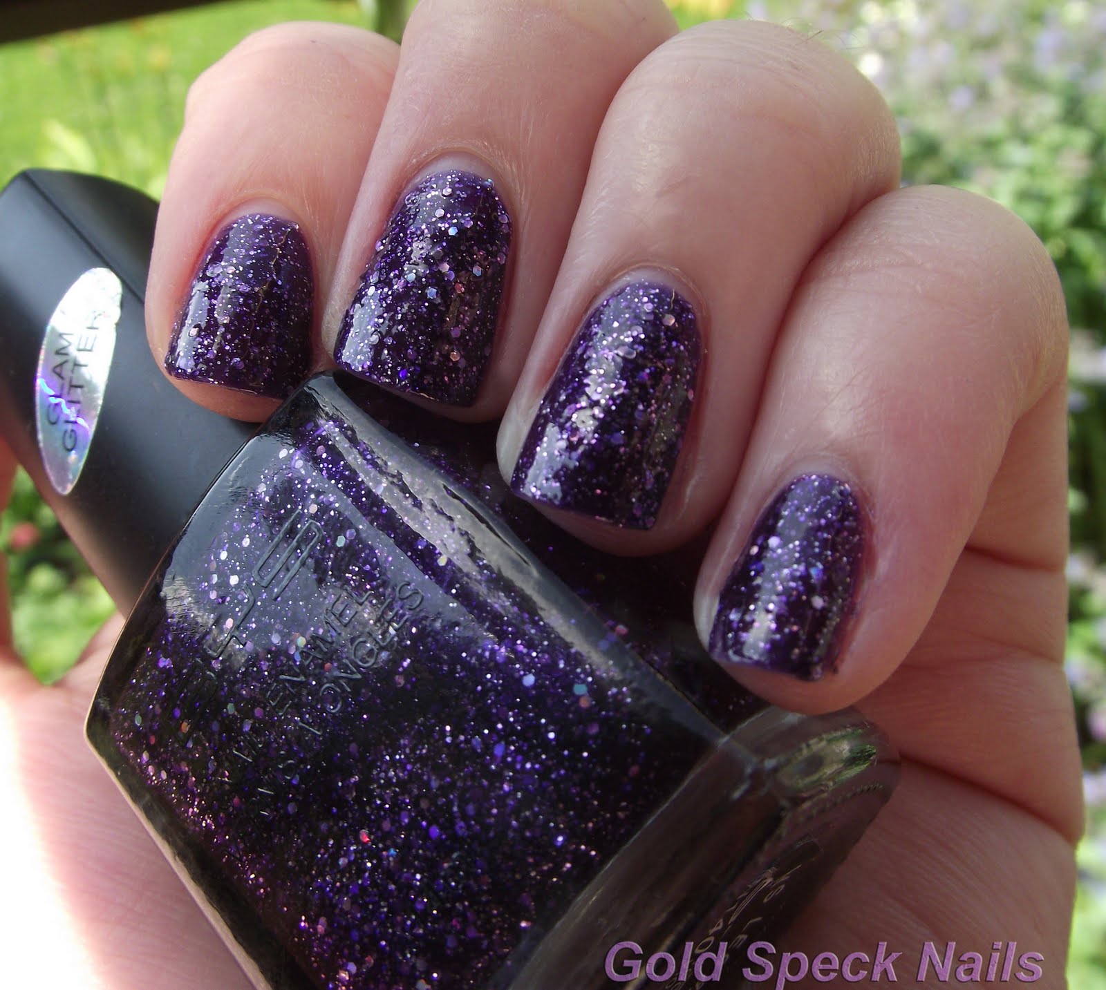Gold Speck Nails: BYS - Voodoo Violet