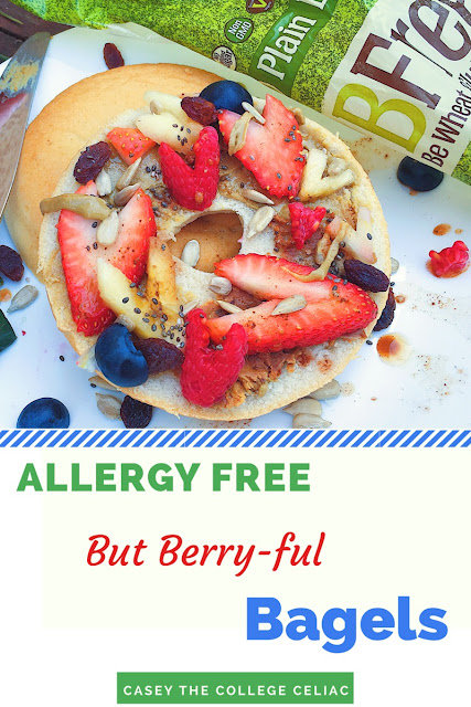 Berry-ful Gluten Free and Vegan Bagels (Allergy-Friendly)