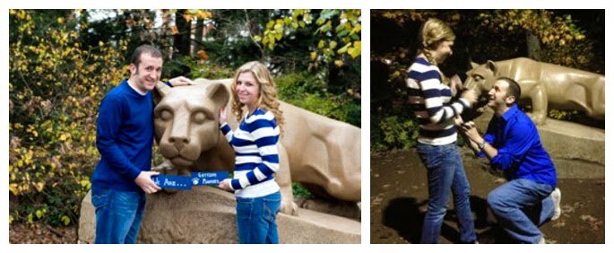 Wediquette And Parties Kelsea Ryan S Penn State Wedding For The Wedding We Incorporated Penn State Blue White And Even Nittany Lion Into Our Decor Wherever Could At Ceremony Had Crystal