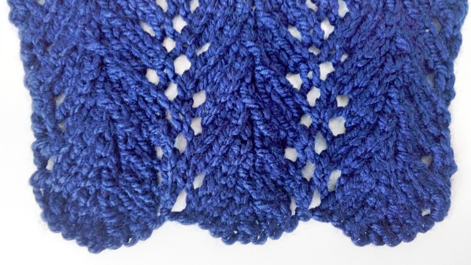 Pine Trees - Knitting Stitch