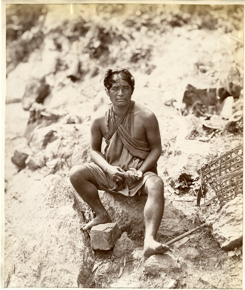 Portrait of a Lepcha Man - Darjeeling, India, 1869