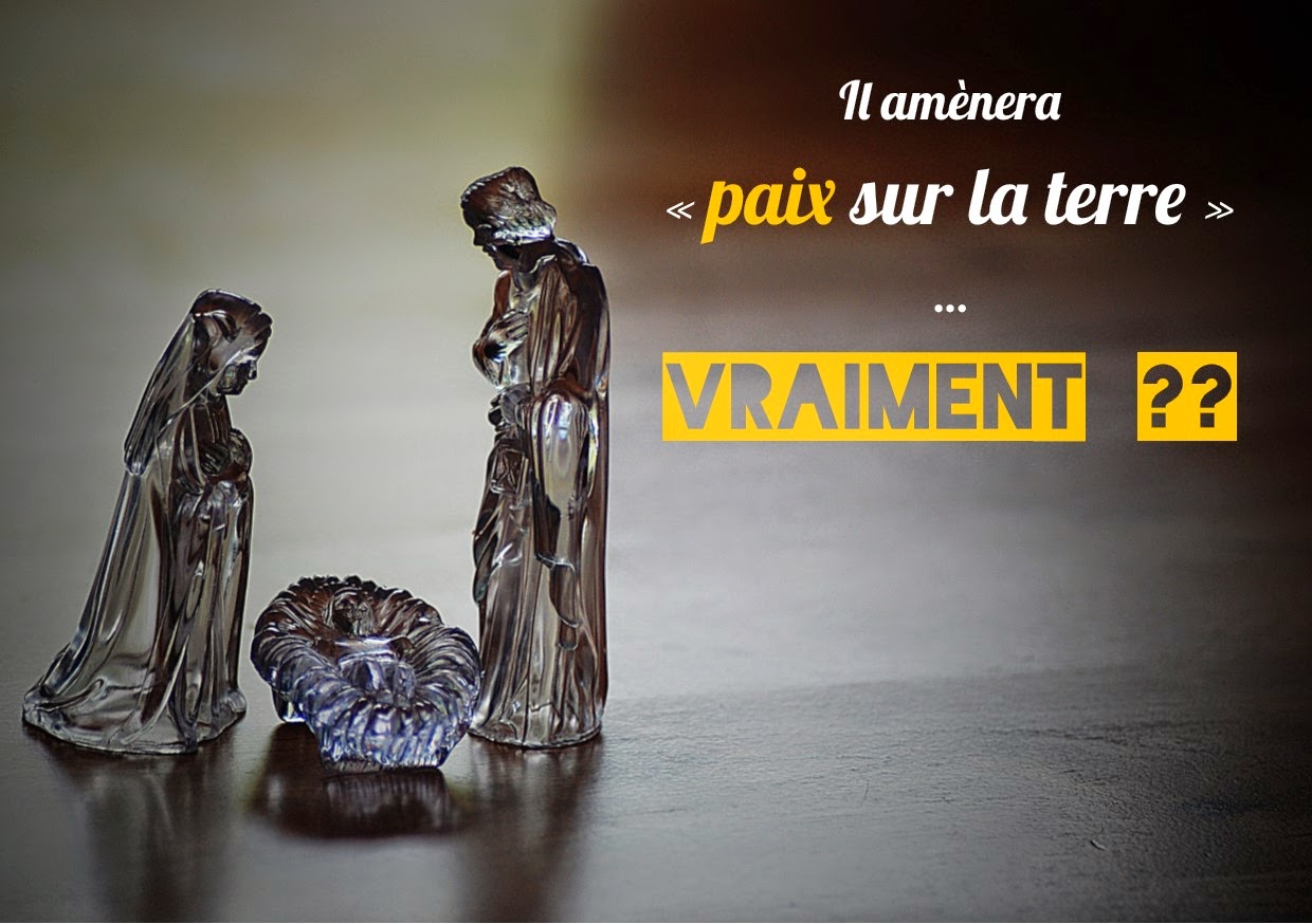Il Est Venu Dans La Nuit De La Terre Bible & Breakfast: Jésus est-il vraiment venu apporter la paix sur la