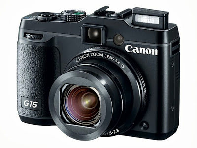 The New Canon G16, new Canon digital camera, premium compact size camera
