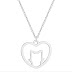 Cadena Gato Minimalista Acero Inoxidable Plata Ref. 059