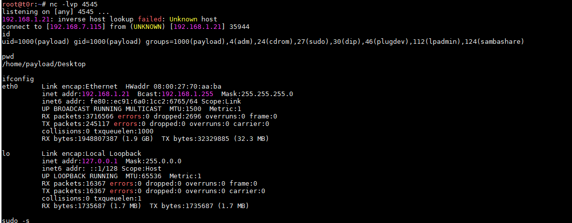 Reverse shell & Bind Shell