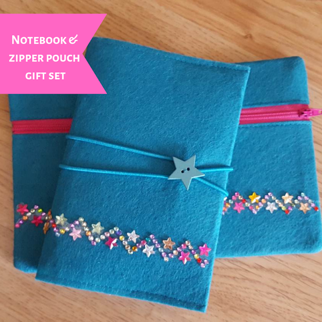 Notebook & zipper pouch gift set Notebook & zipper pouch gift set