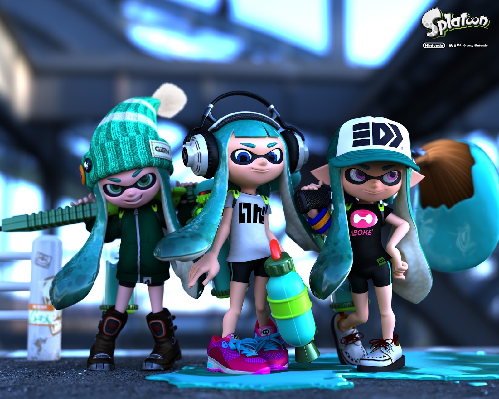 Nintendo Splatoon for Wii U (review) Steph's Two Girls