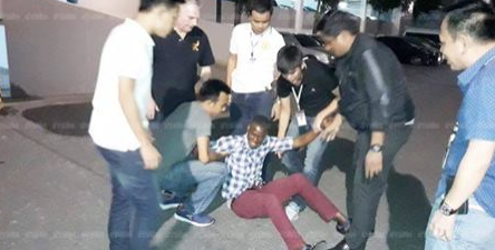 1 Photos: Nigerian man caught with drugs in Thailand