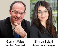 Garry Wise and Simran Bakshi Garry Wise amd Simran Bakshi
