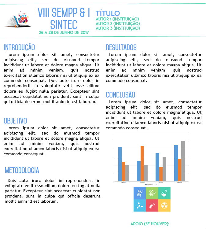 modelo de poster opcional viii e ix sempp i e ii sintec modelo poster