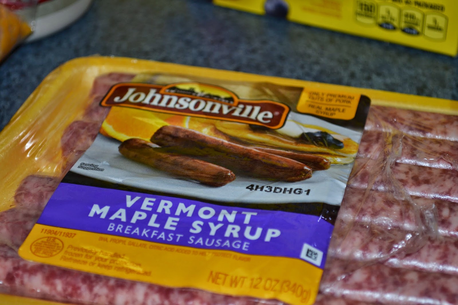 Pancake Casserole with Johnsonville Vermont Maple Syrup Breakfast Sausage