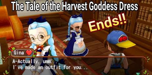 The Tale of the Harvest Goddess Dress - Harvest Moon: Hero of Leaf Valley Walkthrough