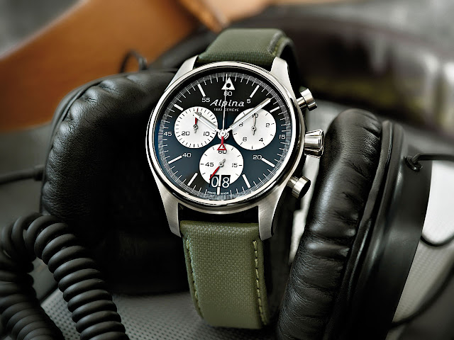 Alpina Startimer Pilot Chronograph Grande Date Watch