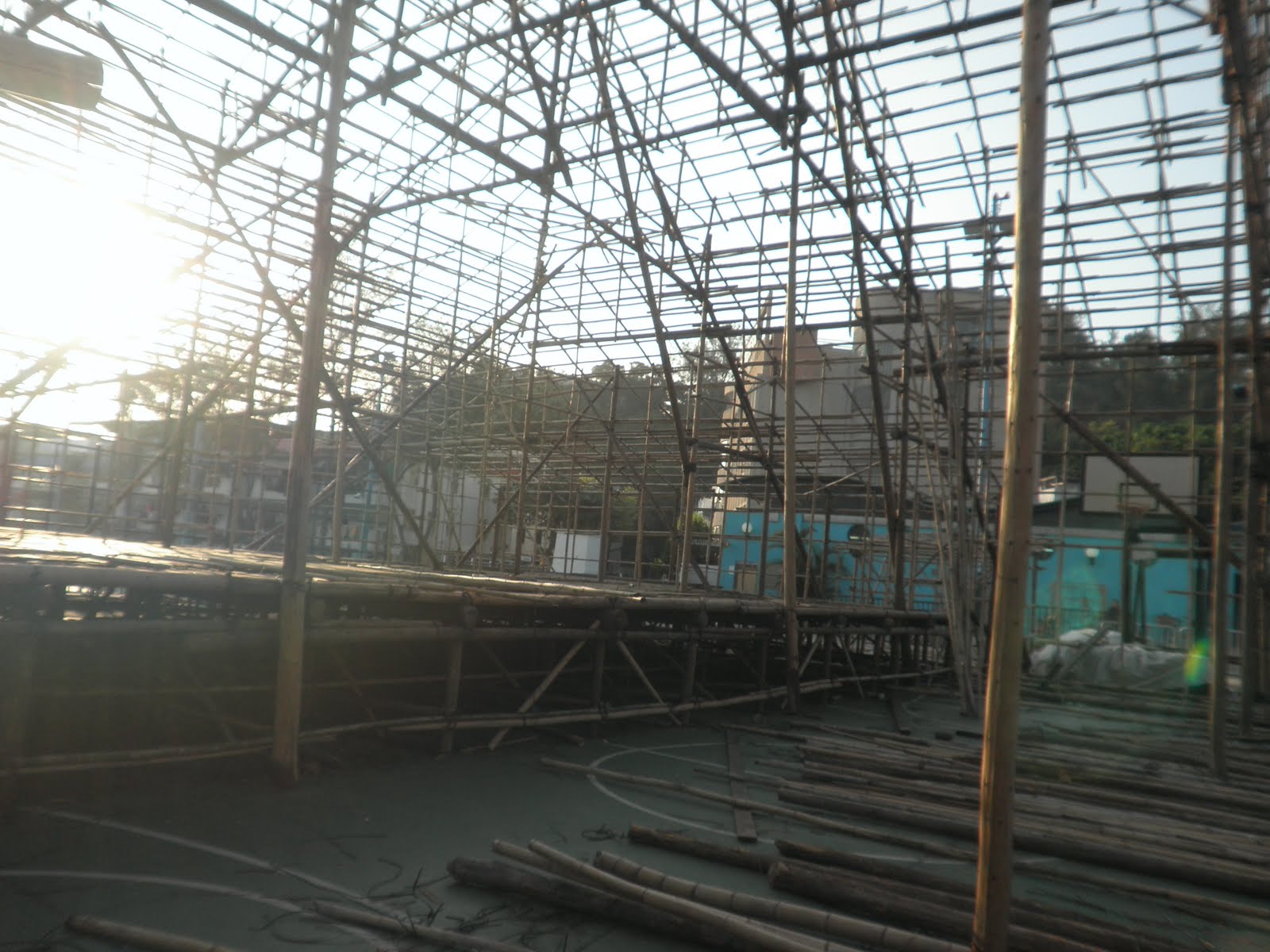 竹造戲棚建造特色-五勤張詠思