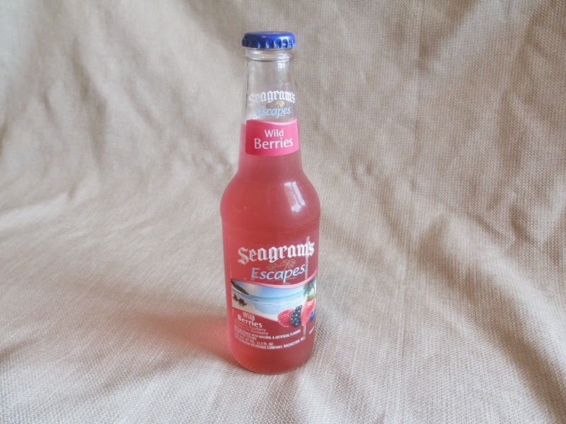 Bottle of Seagram's Escapes Wild Berry Flavored Malt Beverage