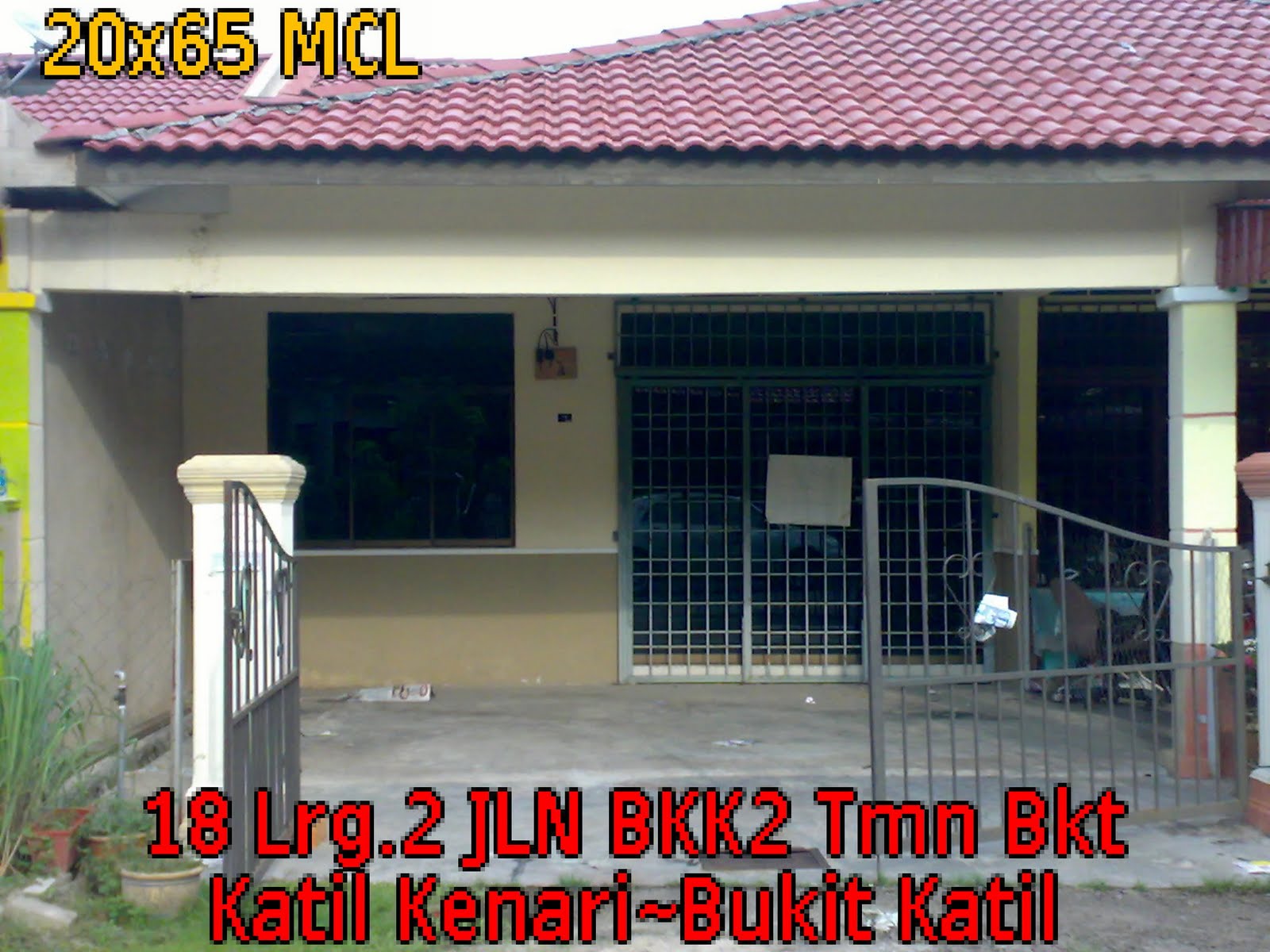 YS NG Real Estate Agent Bkt Katil KenariBKK 2 Setingkat Teres MCL 85k Lelong